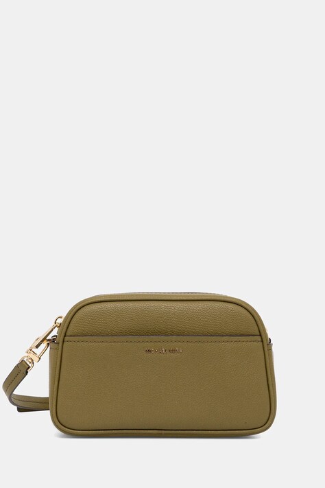 Δερμάτινη τσάντα MICHAEL Michael Kors χρώμα: πράσινο, 32F5GJ6C5L