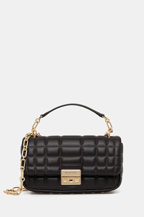 Kožená kabelka MICHAEL Michael Kors hnědá barva, 30R4G2RL5L
