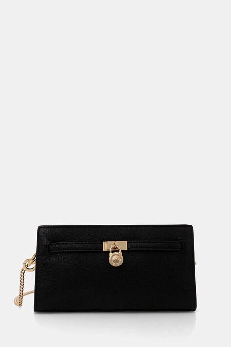 MICHAEL Michael Kors poșetă de piele culoarea negru, 32F5GNXC0L