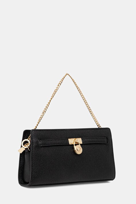 MICHAEL Michael Kors poșetă de piele culoarea negru, 32F5GNXC0L