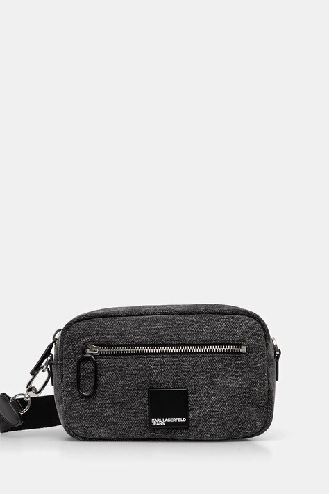 Karl Lagerfeld Jeans poșetă culoarea gri, A4W30238