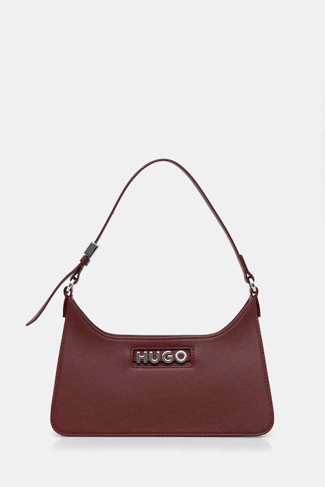 HUGO poșetă culoarea bordo, 50552205