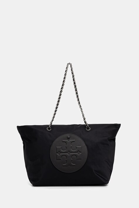 Tory Burch torebka Ella Chain Zip Tote kolor czarny 171639.001