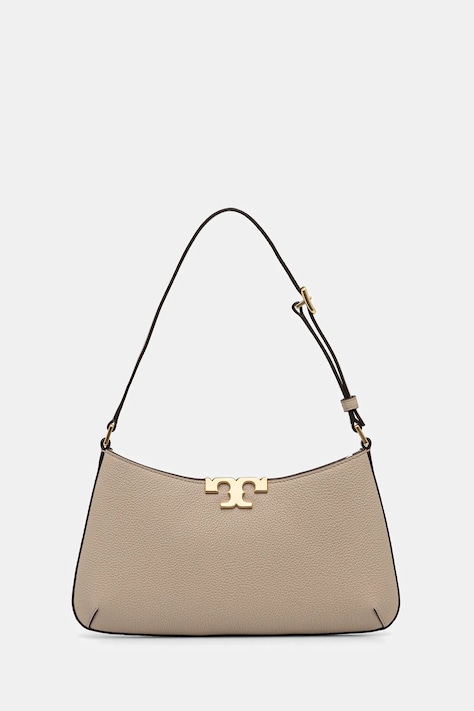 Tory Burch borsa a mano in pelle Eleanor Soft Slim colore beige 174850.250