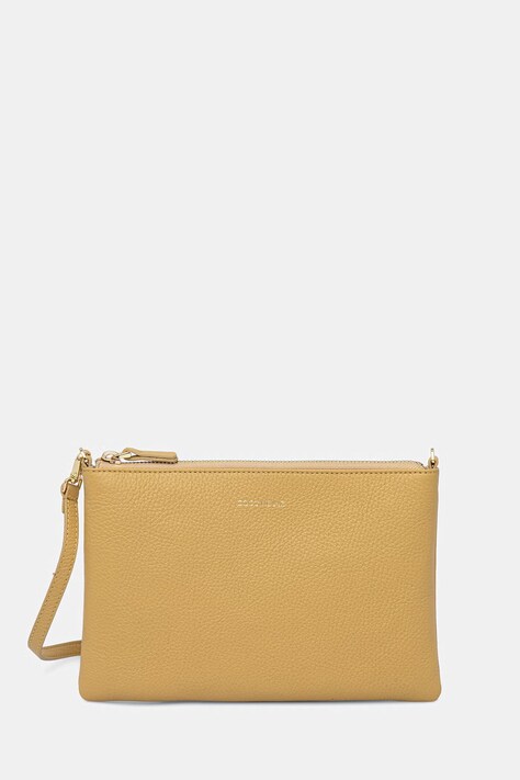 Coccinelle torebka crossbody damska skórzana BEST CROSSBODY żółta E5.MMA.55.F5.01
