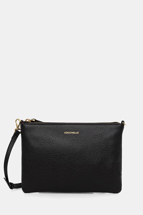 Coccinelle torebka crossbody damska skórzana BEST CROSSBODY czarna E5.MMA.55.F5.01