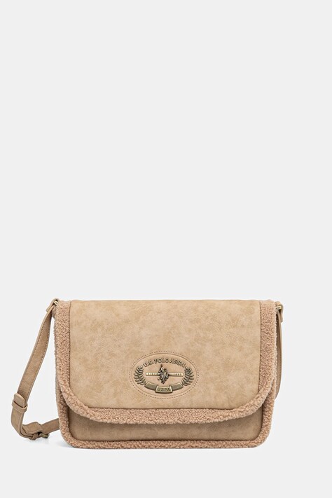 U.S. Polo Assn. poșetă Holly culoarea bej, BIUKO8873WPJ