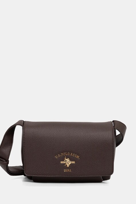 U.S. Polo Assn. poșetă Stanford culoarea maro, BIUSS8880WVP