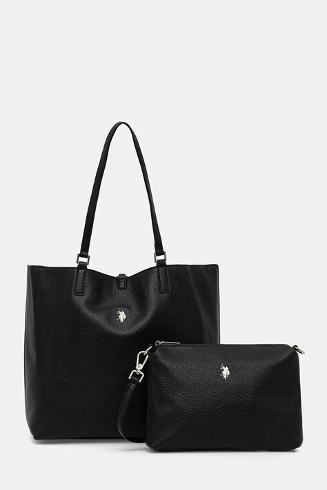 U.S. Polo Assn. torebka dwustronna Rogersville kolor czarny BIURR8906WVP