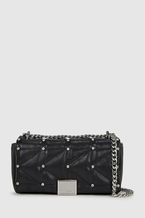 Karl Lagerfeld poșetă de piele culoarea negru, A4W30051