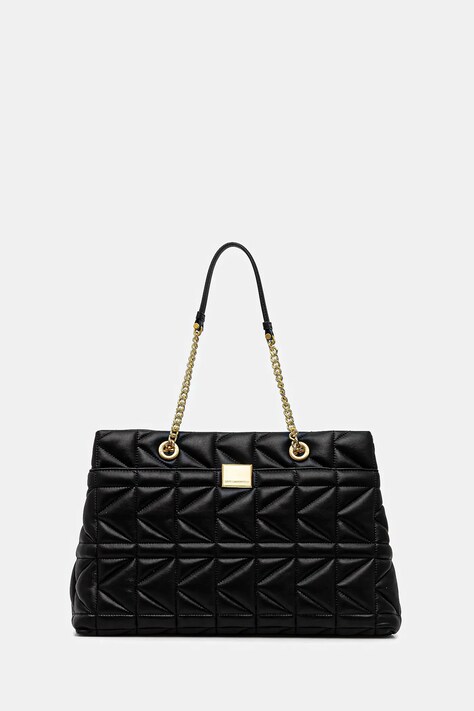 Torbica Karl Lagerfeld K/KUILT črna barva, A4W30085
