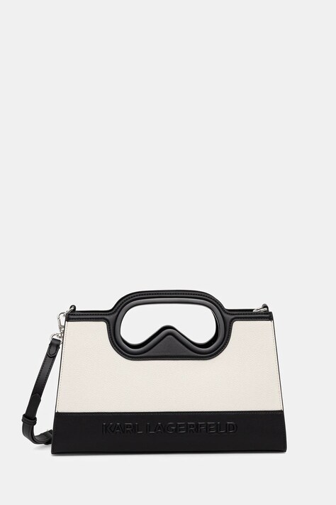 Τσάντα Karl Lagerfeld χρώμα: άσπρο, A4W30283