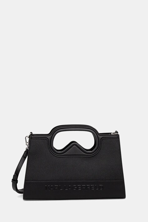 Τσάντα Karl Lagerfeld χρώμα: μαύρο, A4W30283