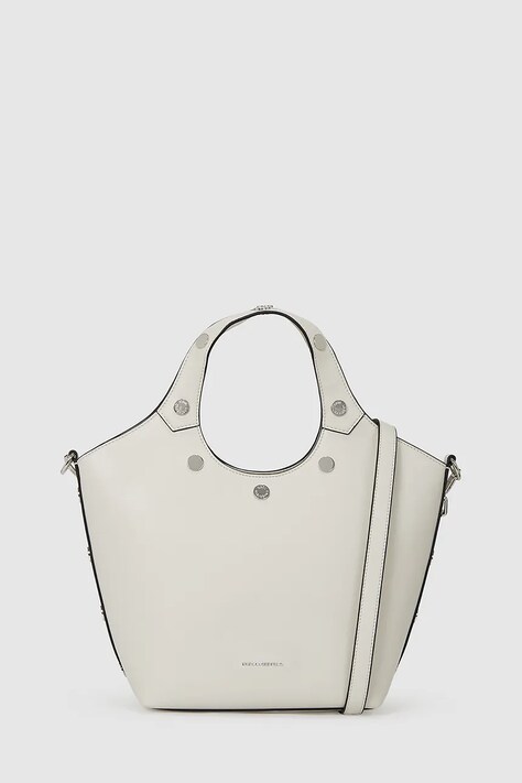 Karl Lagerfeld poșetă culoarea bej, A4W30133