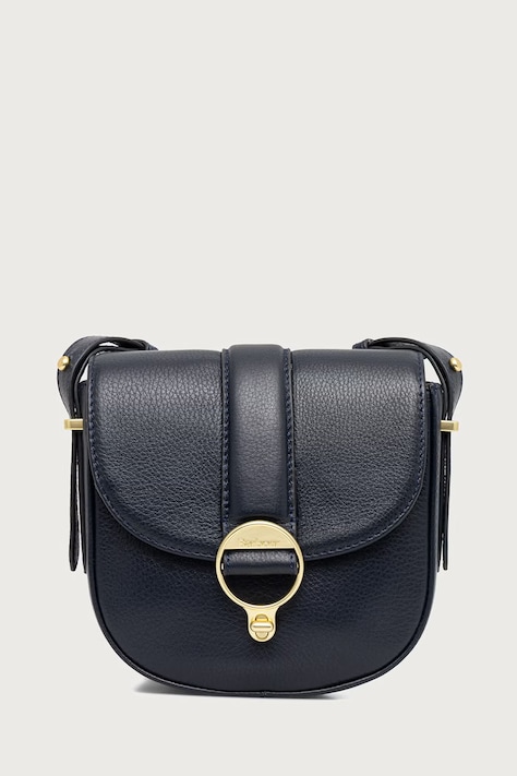 Barbour Torebka crossbody damska skórzana granatowa LBA0490