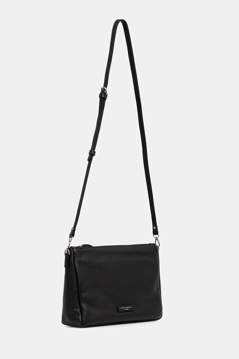 Kožená kabelka Gianni Chiarini NORA POUCH čierna farba, BS.10225.GRN