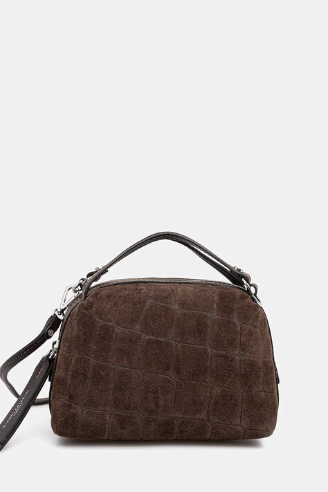 Semišová kabelka Gianni Chiarini ALIFA hnědá barva, BS.8255.CMCOCCO