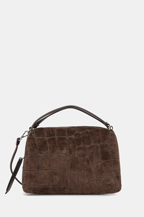 Gianni Chiarini torebka zamszowa ALIFA kolor brązowy BS.8258.CMCOCCO