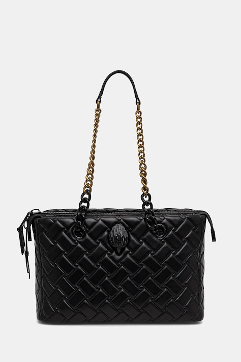 Kurt Geiger London bőr táska KENSINGTON fekete, 5018800109