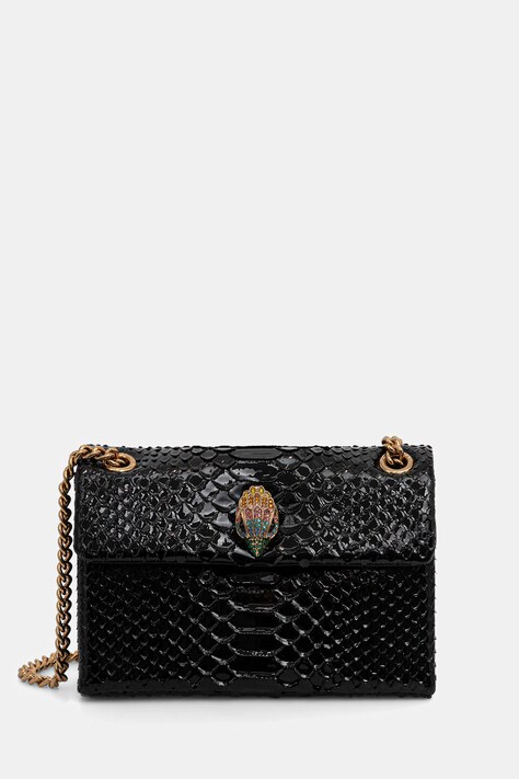 Kurt Geiger London torebka skórzana KENSINGTON kolor czarny 4372400719