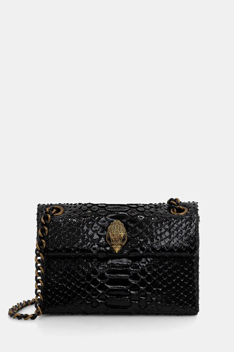 Kurt Geiger London torebka skórzana MINI KENSINGTON kolor czarny 5017300719