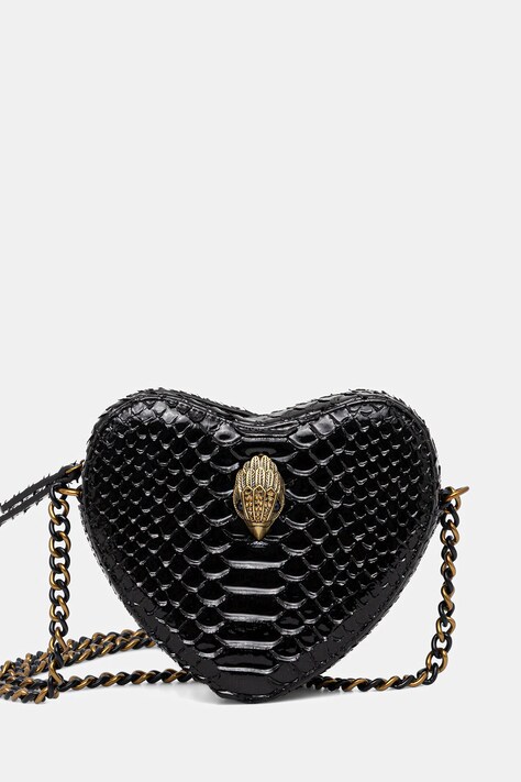 Kurt Geiger London geantă de piele KENSINGTON culoarea negru, 4027100719