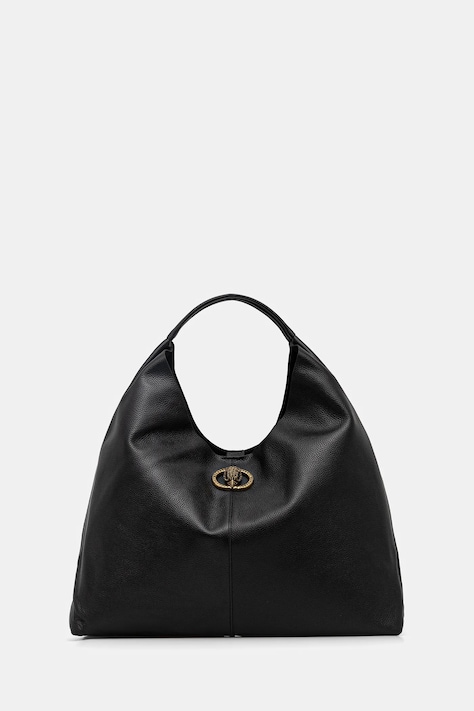 Kurt Geiger London torebka skórzana CHELSEA kolor czarny 5049700109