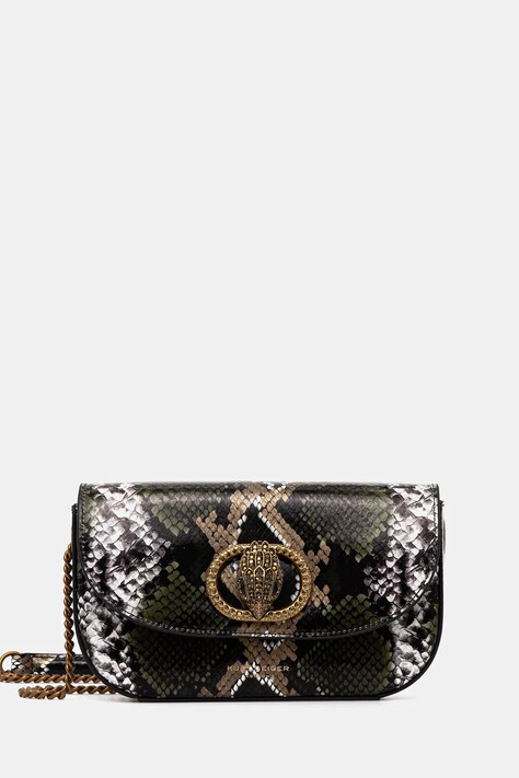 Kurt Geiger London torebka skórzana CHELSEA kolor zielony 3591579719