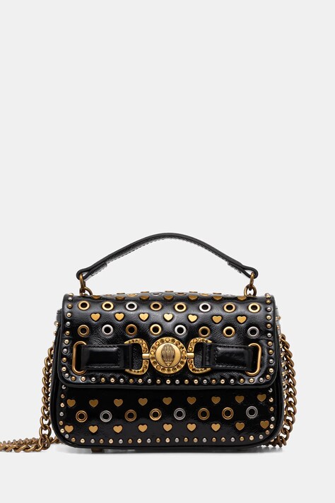 Kurt Geiger London torebka skórzana kolor czarny 5014805319