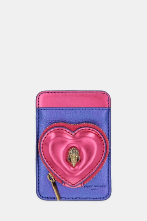Kurt Geiger London etui na kartę kolor fioletowy 4980189979