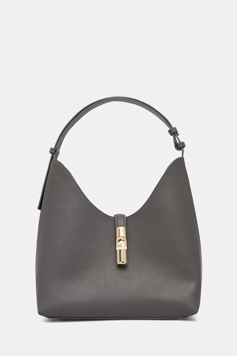 Kožená kabelka Furla šedá barva, WB01499.BX3104.4283S