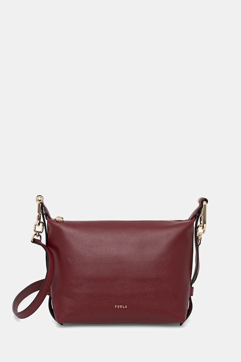 Кожена чанта Furla в бордо WE00831.BX2045.0053S