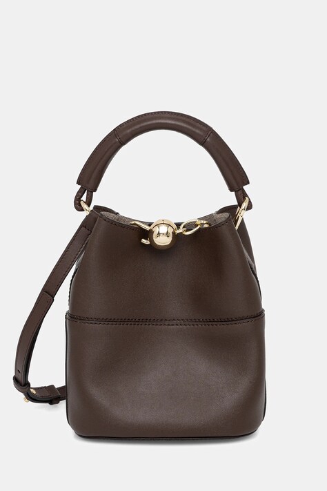Furla torebka skórzana kolor brązowy WE00832.BX3169.4290S