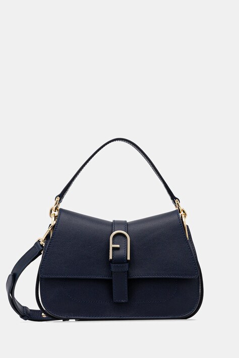 Furla torebka skórzana kolor granatowy WB01032.BX2045.4533S