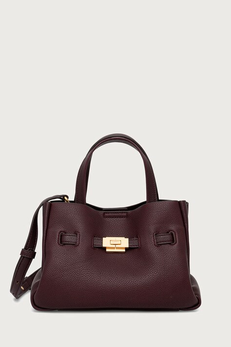 DKNY Torebka crossbody damska z imitacji skóry BRYAR bordowa R52DAK44
