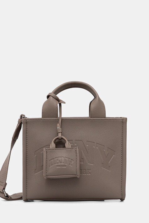 Τσάντα Dkny HADLEE χρώμα: μπεζ, R53AAC80