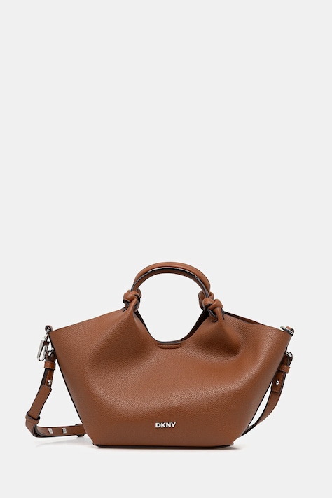 Dkny torebka PAULA kolor brązowy R53BAM60