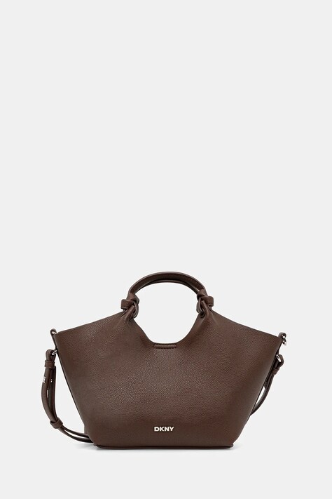 Dkny poșetă PAULA culoarea maro, R53BAM60