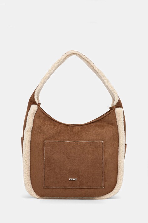 Dkny torebka CAPSULE kolor brązowy R53CDM65