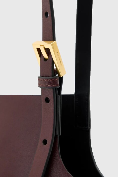 AllSaints torebka skórzana ARA kolor czerwony W166XD