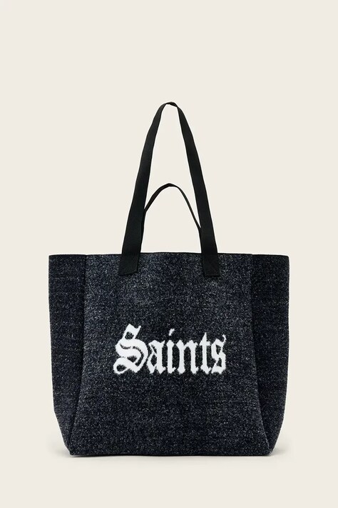 AllSaints torba IZZY kolor czarny W298XD