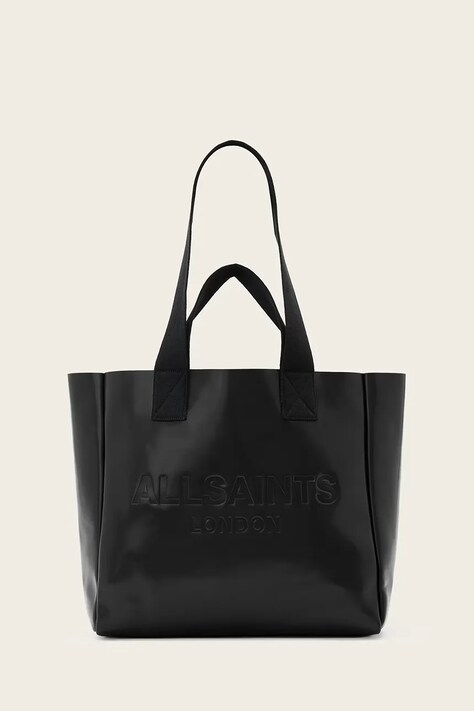 AllSaints torba skórzana IZZY kolor czarny W391XD