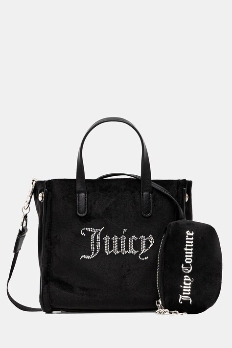 Juicy Couture torebka Iris Velvet kolor czarny BIJIR8945WZC