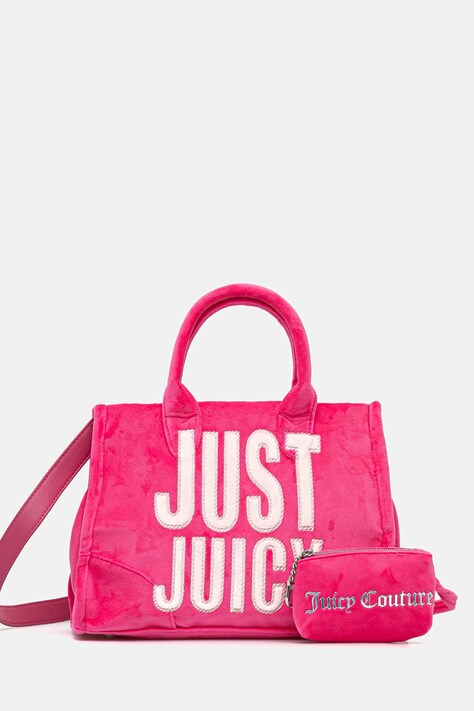 Juicy Couture torebka Iris Patch kolor różowy BIJIR8948WZC