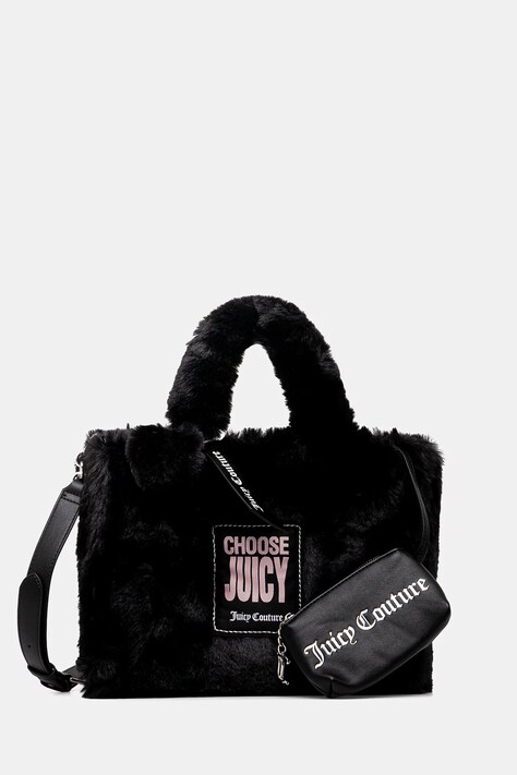 Juicy Couture torebka Iris Fur kolor czarny BIJIR8956WZC