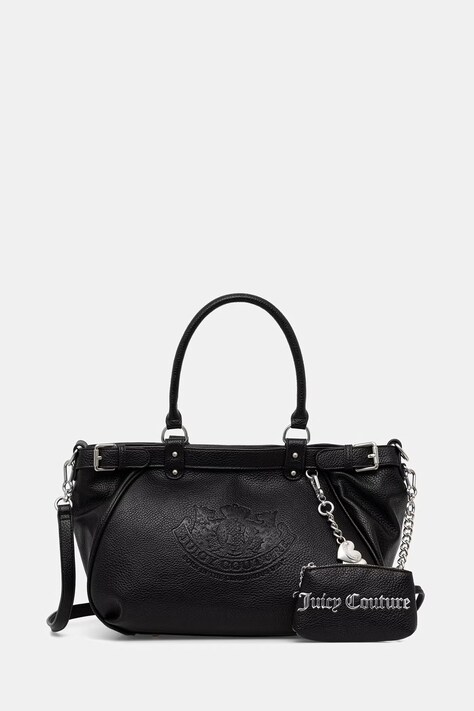 Juicy Couture torebka crossbody damska z imitacji skóry Twig Narrative czarna BIJTG8992WVP