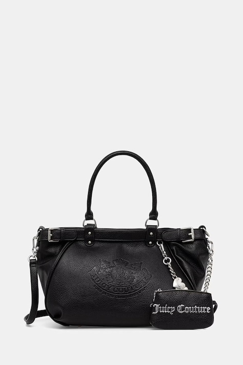 Juicy Couture torebka crossbody damska z imitacji skóry Twig Narrative czarna BIJTG8992WVP