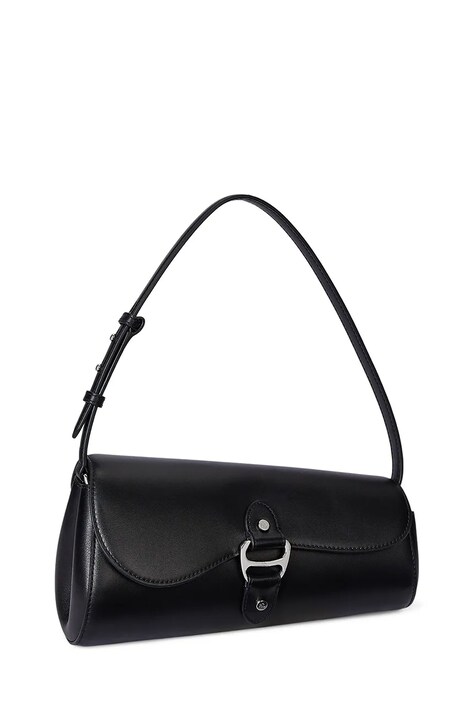 Kabelka Lauren Ralph Lauren černá barva, 431977487