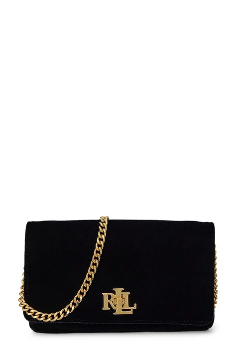 Τσάντα Lauren Ralph Lauren χρώμα: μαύρο, 432981188