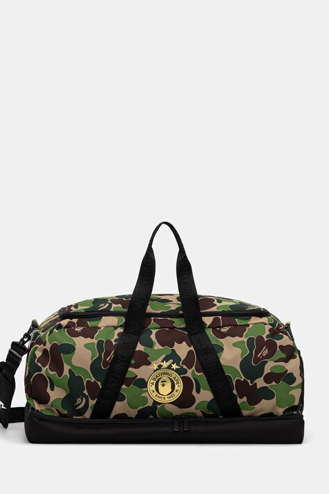 adidas Originals torba sportowa BAPE DUFFLE BAG kolor zielony JY8236